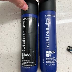 Brass off Matrix Shampoo & conditioner